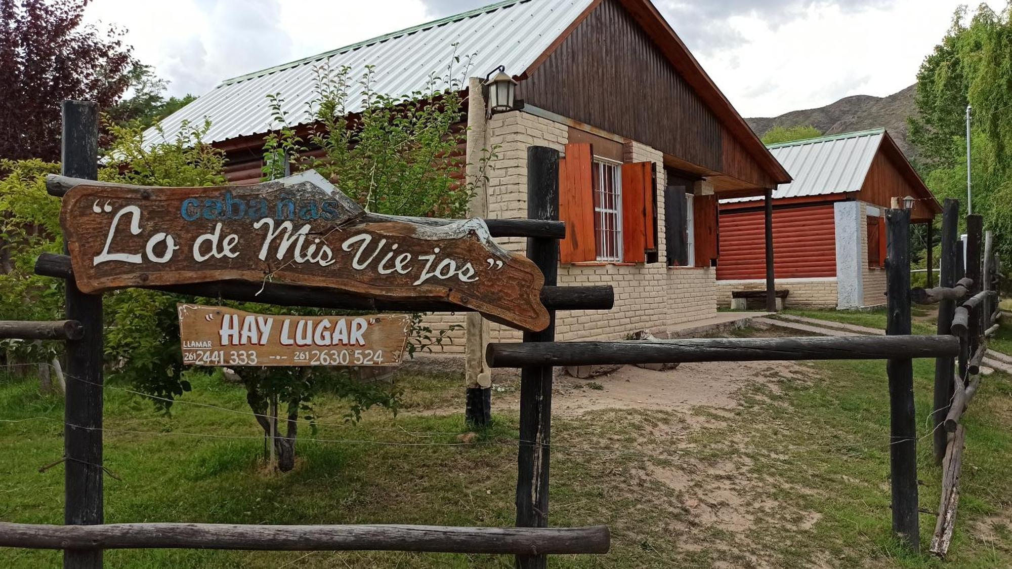 "Lo De Mis Viejos" Villa Potrerillos Exterior photo